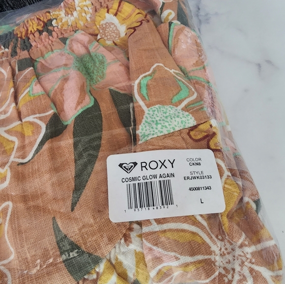 Roxy Cosmic Glow Again Skirt| BOHO Floral| Color Toasted Nut Bloom Boogie| NWT|L - Picture 9 of 11